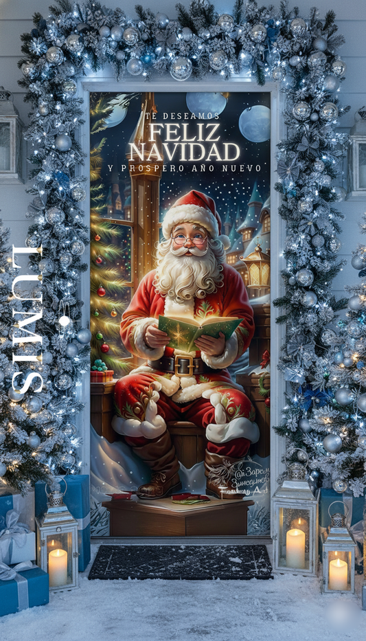 Funda Navideñas Para Puertas - Decoración Navidad