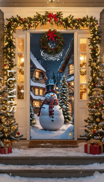Funda Navideñas Para Puertas - Decoración Navidad